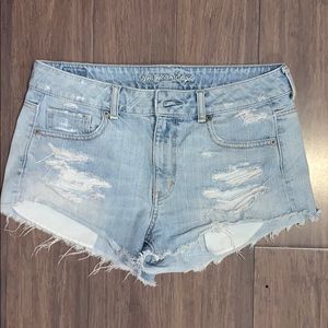 American eagle high-rise shorties